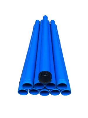 Produktbild von Brunnenfilter Set 2" 10 Meter - Brunnenrohr - Gartenbrunnen - Filterrohr -Komplettset - Aufsatzrohr und Bodenkappe - PVC