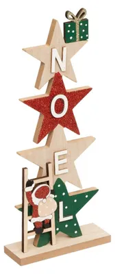 Produktbild von Holzbuchstabe "Weihnachtsstern", H. 28 cm