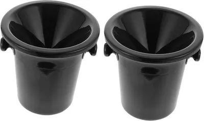 Immagine prodotto di Secchiello per il ghiaccio a doppia parete con coperchio - Secchiello per bottiglie di birra - Secchiello per champagne - Secchiello grande - Secchiello con maniglia - Ideale per degustazioni di vino - Secchiello per vino