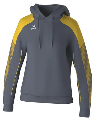 Produktbild von Erima Evo Star Hoody Schiefergrau/Gelb