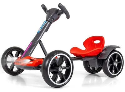 Produktbild von Elektrisches Go-Kart mit Fernsteuerung und LED-Effekten GOKART BOLT Milly Mally rot