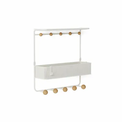 Produktbild von Schlüsselhalter Umbra Estique, 31,12 x 10,16 cm, weiß