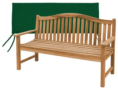 Produktbild von Gartenbank Catania Teak Massivholz Grün 150 cm