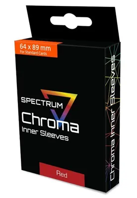 Obrázek produktu pro Vnitřní návleky BCW Chroma Standard - červené (100 ks)