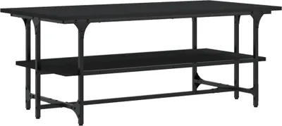 Obrázok produktu pre vidaXL Konferenčný stolík čierny 100x50x40 cm Drevo Materiál