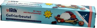 Produktbild von 400x ULITH Gefrierbeutel mit Verschlussclips 20 x 30 cm 2 Liter