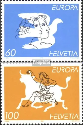 Produktbild von Briefmarken Schweiz 1995 Mi 1552-1553 (kompl.Ausg.) FDC Europa