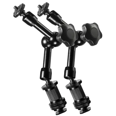 Zdjęcie produktu dla Walimex 20370, Ramię przedłużające, Czarny, Aluminium, 2000 kg, 1/4", 180 mm