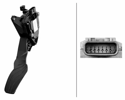 Productafbeelding van HELLA Gassensor, pedaalsensor 6PV 312 450-021, geschikt voor NISSAN SENTRA VIII (B18X)