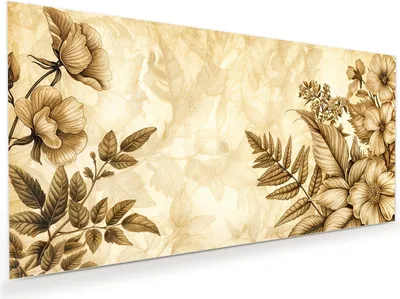 Produktbild von Glasbild 120x60cm in XXL für Wohnzimmer, Schlafzimmer Motiv Blumenblatt Kunstwerk