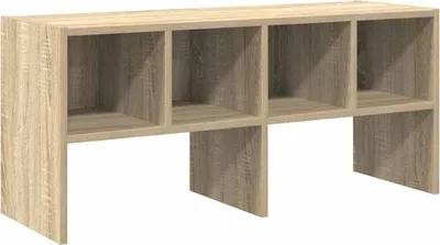 Obrázok produktu pre Regál na topánky stohovateľné dub sonoma 89,5x30x40 cm