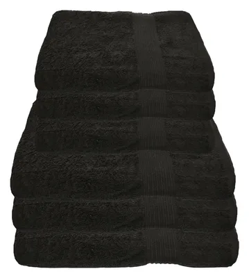 Produktbild von Julie Julsen Handtuch Set Schwarz,Set:6 tlg. 3 Badetücher 3 Handtücher
