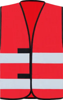 Produktbild von Korntex Warnweste Dortmund rot Gr. L