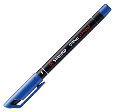 Produktbild von Folienstift - STABILO OHPen universal - permanent fein - 10er Pack - blau