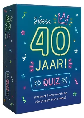 Productafbeelding van Gefeliciteerd met je 40e verjaardag! Quiz
