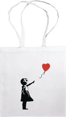 Produktbild von Umhängetasche Banksy Girl with Balloon