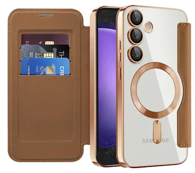 Obrázok produktu pre Techsuit - SmartMag Book puzdro na Samsung Galaxy S23 FE - hnedé