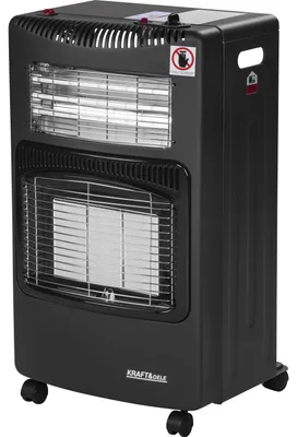 Produktbild von KRAFT&DELE | Gasheizofen Heizstrahler Gasheizgerät Infrarot Keramikbrenner, Butan- oder Propangasflaschen, 1500/2750/4200W und Elektroheizung 1200W