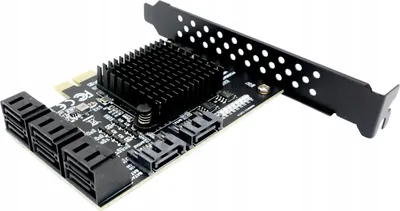 Immagine prodotto di Scheda adattatore per computer PCI PCIe 1X su 8x SATA 3.0 Serial ATA