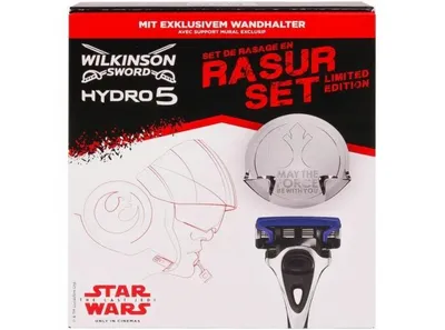 Produktbild von Wilkinson Rasierer Hydro 5 mit Wanderhalterung Limited Star Wars Edition