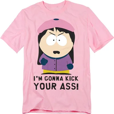 Image de South Park - "I'm Gonna Kick Your Ass " T-shirt Homme/Femme Unie TV20685 (3XL) (Rose)