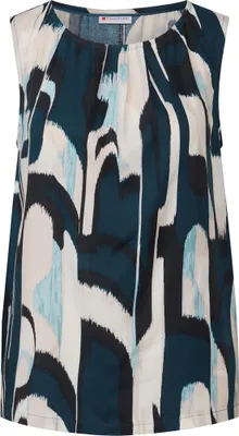 Produktbild von LTD QR Blousetop w pleat detai 36857 tide blue Größe 34