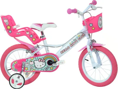 Produktbild von Dino Bikes Hello Kitty 14´´ Fahrrad Weiß 4-6 Years Junge Weiß 4-6 Years