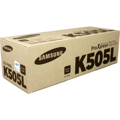 Produktbild von Samsung CLT-K505L Schwarz Original Tonerkartusche mit hoher Reichweite, 6000 Seiten, Schwarz, 1 Stück(e)