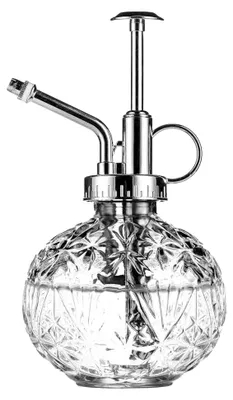 Produktbild von Glas Sprühflasche für Pflanzen, 240ml Drucksprüher im Retro-Design für Balkon und kleine Gartenpflanzen im Innen- und Außenbereich