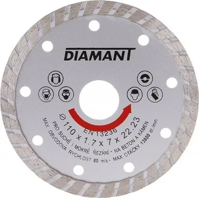 Produktbild von Diam.scheibe DIAMANT 110x22.2x2.5mm TURBO - Packung mit 1