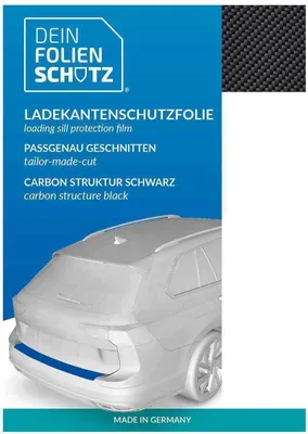 Produktbild von DEIN FOLIENSCHUTZ Ladekantenschutzfolie Renault Koleos II Carbon schwarz