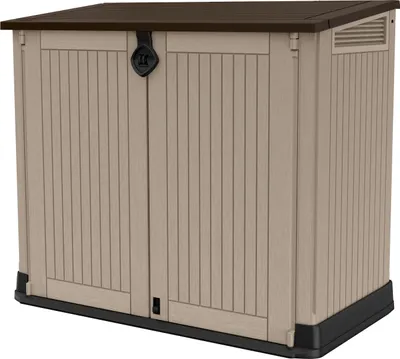 Produktbild von Keter Universalbox Store It Out MIDI Mülltonnenbox, 845 Liter, Farbe: Braun