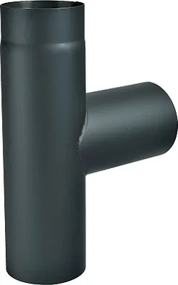 Obrázok produktu pre T-kus dymovodu pre krbové kachle 120 mm / 1,5 mm