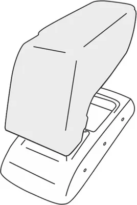 Immagine prodotto di Bracciolo Peugeot 308 2007-2013 (ARMS, tessuto)