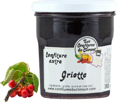 Obrázok produktu pre Les Confitures du Climont višňový džem extra 350g remeselný