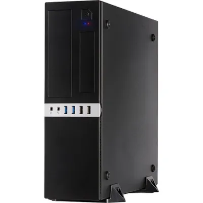 Produktbild von Inter-Tech IT-503, Mini Tower, PC, Schwarz, micro ATX, Mini-ITX, Metall, Heimbüro