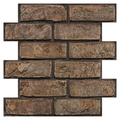 Obrázek produktu pro Samolepicí 3D stěnové panely cihlové 10 kusů