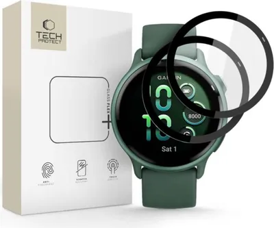 Obrázek produktu pro Tech-Protect Glass Flex+ Skärmskydd för Garmin Vivoactive 6, 2-pack