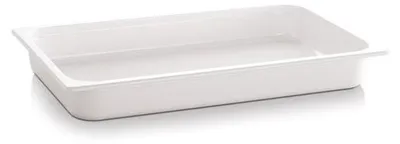 Produktbild von APS 84301 GN 1/2 Behälter ECO LINE, 32,5 x 26,5 cm, Tiefe 100 mm, 4,7 Liter, Melamin, weiß