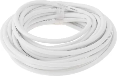 Produktbild von Elektrische Masseleitung Automobil-Stromleitung 16FT Weiß TC 1 Stück 22AWG 3 Leiter Vollständig isoliert & Soft-Touch-Mantel Universal
