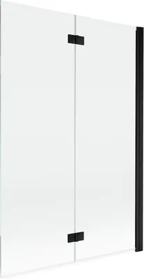 Produktbild von Mexen Mist Duschabtrennung 2-flügelig rechts 120 x 150 cm, transparent, schwarz - 8A9-120-002-70-00-P