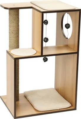 Produktbild von Kratzmöbel Catit Vesper V-box large 50 x 40 x 78 cm walnuss