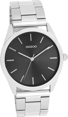 Produktbild von Oozoo Damen-Herren Uhr Analog Quarzuhr Armband silber Timepieces D2UOC11429