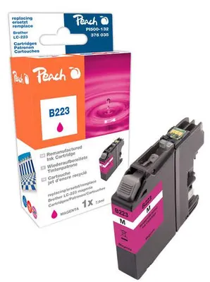 Productafbeelding van Peach PI500-132 printerpatroon, 1 stuk, compatibel, standaardopbrengst, magenta