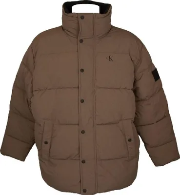 Produktbild von CK CALVIN KLEIN JEANS Jacke blau unter wintergepolsterten Daunenjackentaschen vorne offen Artikel J30J321915, S, Poliammide 100%
