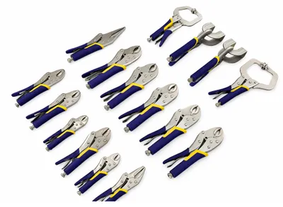 Immagine prodotto di Pinza autobloccante a morsetto grip a scatto, per saldatura ganasce 16 pezzi Gebo Tools