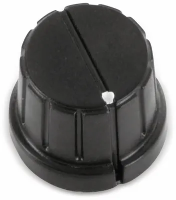 Obrázok produktu pre Otočný gombík 24 x 16 mm čierny plast
