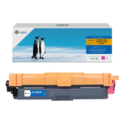Produktbild von G&G Kompatible Toner zum Einsatz in Brother TN245M, TN225M, TN265M, TN295M, TN255M, NT-PB225M, magenta, 2200s