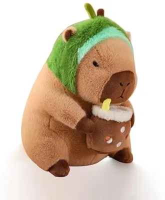 Produktbild von Azomor®️ Weiches und Realistisches Stofftier in Avocadofarbe von 40 cm für Kinder