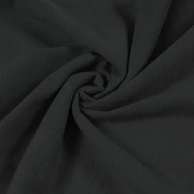 Bündchenstoff elastisch schwarz